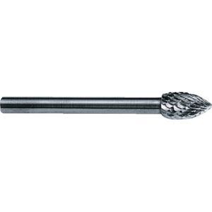 スーパーツール SUPERTOOL スーパーツール SB51D10S スーパー超硬バー オール超硬タイプ 楕円型 シングルカット 刃径 5.0mm 刃長 9.5mm 軸径 3.0mm