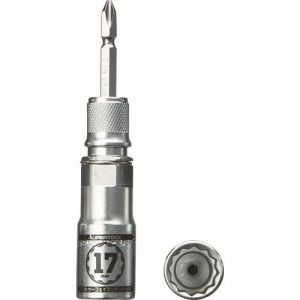 スーパーツール SUPERTOOL スーパーツール DSE17 電ドル用ソケットビット 着脱式 プロスペック 17×6.35mm