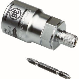 スーパーツール SUPERTOOL スーパーツール DSE36 電ドル用ソケットビット 着脱式 プロスペック 36×6.35mm