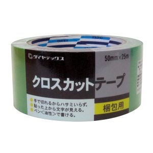 ダイヤテックス ダイヤテックス BCB-602 パイオラン クロスカットテープ シュリンク 緑 50mm×25m