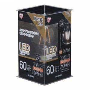 アイリスオーヤマ IRIS アイリスオーヤマ LDA7L-G/D-FC LEDフィラメント電球 E26 60形相当 電球色 調光 クリア