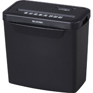 アイリスオーヤマ アイリスオーヤマ P5GCX シュレッダー ブラック A4用紙5枚まで クロスカット