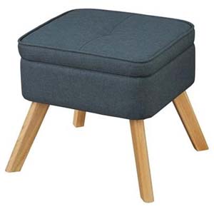アイリスオーヤマ アイリスオーヤマ FAC-OT 収納付オットマン ブルー