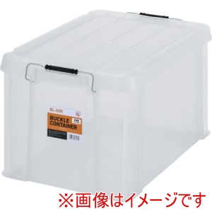 アイリスオーヤマ IRIS アイリスオーヤマ BL-45R-CL 299205 バックルコンテナ BL-45R クリア メーカー直送 代引不可 北海道沖縄離島不可