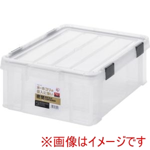 アイリスオーヤマ IRIS アイリスオーヤマ MBR-22R-CH 299229 密閉バックルコンテナ クリア/チャコールグレー メーカー直送 代引不可 北海道沖縄離島不可