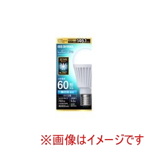 アイリスオーヤマ IRIS アイリスオーヤマ LDA5N-G-E17/W-6T9 LED電球 E17 全方向 60形相当 昼白色