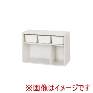 アイリスオーヤマ IRIS アイリスオーヤマ RUSR-74L ラウンドシェルフ ホワイト