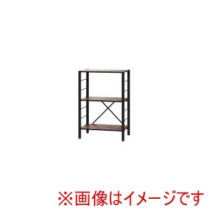 アイリスオーヤマ IRIS アイリスオーヤマ KRSR3-560 組立簡単 連結スチールラック ヴィンテージブラウン