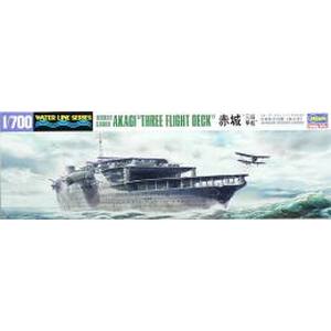 ハセガワ ハセガワ 220 WL 1/700 日本海軍 航空母艦 赤城 三段甲板