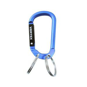 中林製作所 中林製作所 VEX-94 カラビナ & キーリング6mm 青 & 黒