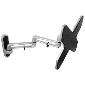 朝日木材加工 朝日木材加工 ARM-006 モニターアーム 壁掛けタイプ WALL FIT MOUNT 23～43型 シルバー  メーカー直送 代引不可 北海道沖縄離島不可