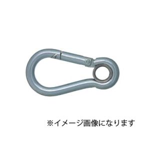 ニッサチェイン ニッサチェイン IAH1080 鉄uc環付スプリングフック 8mm