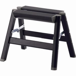 長谷川工業 ハセガワ ハセガワ SE-3A アルミ踏台 SE型 2段 ブラック メーカー直送 代引不可 北海道沖縄離島不可