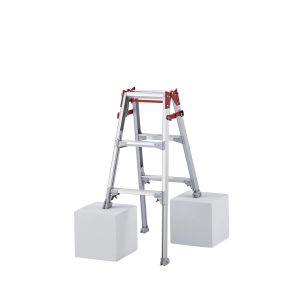 長谷川工業 ハセガワ ハセガワ RYZ-09C 脚部伸縮式アルミはしご兼用脚立 ワンタッチバー RYZ型 3段 10192