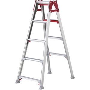 長谷川化学工業 ハセガワ ハセガワ RYRE-15 階段用脚部伸縮式アルミはしご兼用脚立 RYRE型 5段 メーカー直送 代引不可 北海道沖縄離島不可