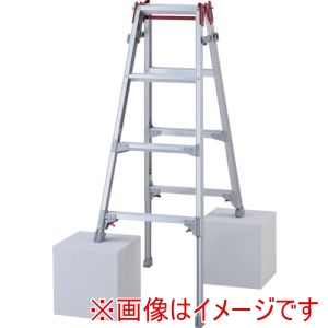 長谷川工業 長谷川工業 RYZ-12D 脚部伸縮式アルミはしご兼用脚立 ワンタッチバー RYZ型 4段 10886 メーカー直送 代引不可 北海道沖縄離島不可