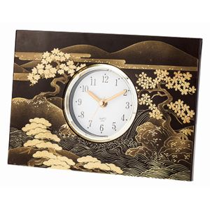 サンメニー SUNMANY サンメニー パネル時計 春秋山水