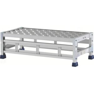 アルインコ ALINCO アルインコ CSBC128S 作業台 天板縞板タイプ 1段 天板寸法800×400mm高0.25m メーカー直送 法人限定 代引不可 北海道沖縄離島不可