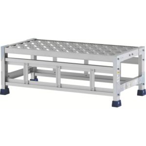 アルインコ ALINCO アルインコ CSBC138S 作業台 天板縞板タイプ 1段 天板寸法800×400mm 高0.3m メーカー直送 法人限定 代引不可 北海道沖縄離島不可
