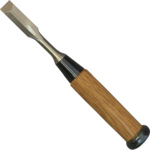 角利産業 KAKURI 角利産業 41491 木彫細工のみ 赤樫柄 平 12mm