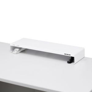 サンワサプライ SANWA SUPPLY サンワサプライ MR-LC202WN 机上ラック 電源タップ USBポート付き W600×D200 ホワイト
