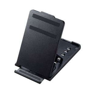 サンワサプライ SANWA SUPPLY サンワサプライ PDA-STN33BK 折り畳みスマートフォン タブレットスタンド