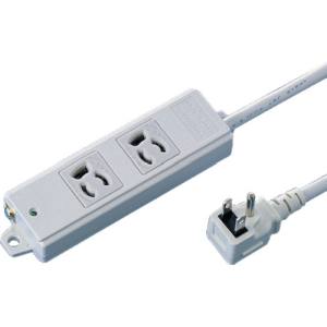 サンワサプライ SANWA SUPPLY 工事物件タップ(2個口・1m) TAP-K2L-1