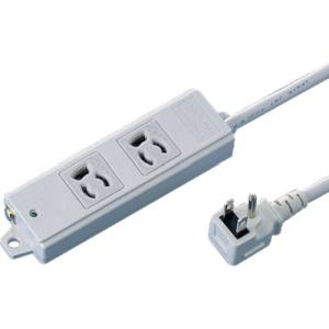 サンワサプライ SANWA SUPPLY 工事物件タップ(2個口・3m) TAP-K2L-3