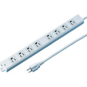 サンワサプライ SANWA SUPPLY 工事物件タップ(8個口・5m) TAP-KE8-5