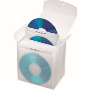 サンワサプライ SANWA SUPPLY 収納ケース付き・ブルーレイディスク対応不織布ケース(25枚入り・クリア) FCD-FBDBX25CL