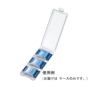 サンワサプライ SANWA SUPPLY サンワサプライ FC-MMC23SDCL SDカードケース 6枚収納 クリア