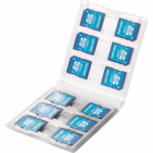 サンワサプライ SANWA SUPPLY SDカードケース(12枚収納・クリア) FC-MMC26CL
