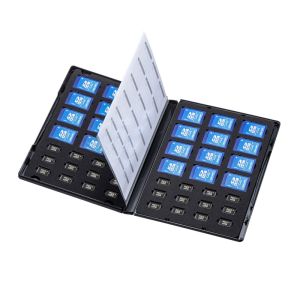 サンワサプライ SANWA SUPPLY サンワサプライ FC-MMC28SDM メモリーカード管理ケース DVDトールケース型 SDカード microSDカード用