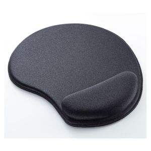 サンワサプライ SANWA SUPPLY サンワサプライ MPD-MU4BK マウスパッド 低反発リストレスト付き 抗菌