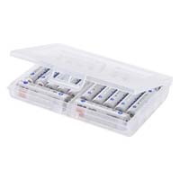 サンワサプライ SANWA SUPPLY サンワサプライ DG-BT5C 電池ケース 単3形 単4形対応 クリア