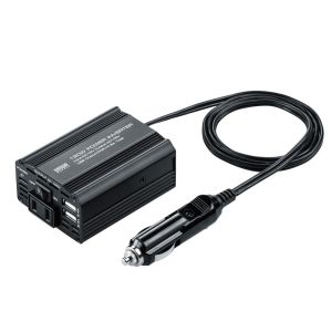 サンワサプライ SANWA SUPPLY サンワサプライ CAR-CHR80AC カーインバーター 120W