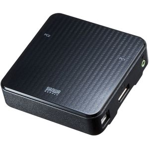 サンワサプライ SANWA SUPPLY DisplayPort対応手元スイッチ付きパソコン自動切替器(2:1) SW-KVM2WDPU