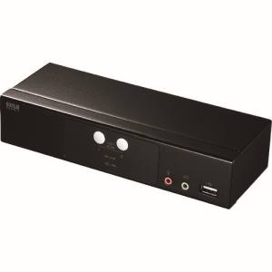 サンワサプライ SANWA SUPPLY HDMI対応パソコン自動切替器(2:1) SW-KVM2HHC