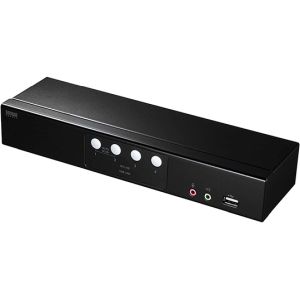サンワサプライ SANWA SUPPLY HDMI対応パソコン自動切替器(4:1) SW-KVM4HHC