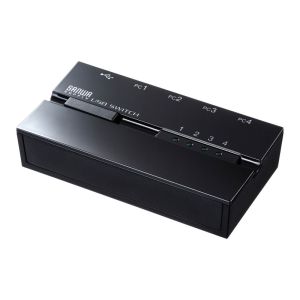 サンワサプライ SANWA SUPPLY サンワサプライ SW-US24MG USB2.0手動切替器 磁石付き 4回路