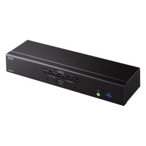 サンワサプライ SANWA SUPPLY サンワサプライ SW-KVM4U3HD HDMIパソコン 自動切替器 4K対応 4:1