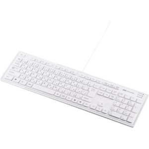 サンワサプライ SANWA SUPPLY スリムキーボード(ホワイト) SKB-SL16W