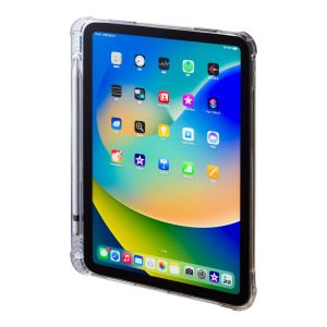 サンワサプライ SANWA SUPPLY サンワサプライ PDA-IPAD1918CL クリアカバー 第10世代iPad 10.9インチ用ペン収納ポケット付き