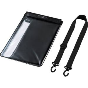 サンワサプライ SANWA SUPPLY タブレット防水防塵ケース(スタンド付き・ショルダーベルト付き・10.1型) PDA-TABWPST10BK