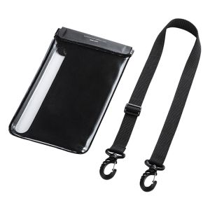 サンワサプライ SANWA SUPPLY タブレット防水防塵ケース(スタンド付き・ショルダーベルト付き・8インチ) PDA-TABWPST8