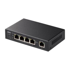 サンワサプライ SANWA SUPPLY サンワサプライ LAN-GIGAPOE52 PoEスイッチングハブ ギガビット対応 5ポート