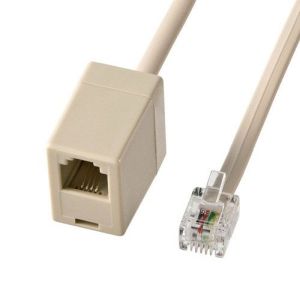 サンワサプライ SANWA SUPPLY 電話延長ケーブル TEL-EX8-2K2