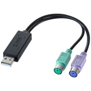 サンワサプライ SANWA SUPPLY サンワサプライ USB-CVPS6 USB-PS 2変換コンバータ