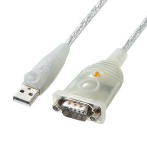 サンワサプライ SANWA SUPPLY サンワサプライ USB-CVRS9HN-10 USB-RS232Cコンバータ 1.0m