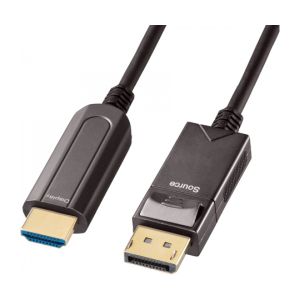 サンワサプライ SANWA SUPPLY サンワサプライ KC-DPHDFB300 DisplayPort-HDMI変換光ファイバーケーブル 30m